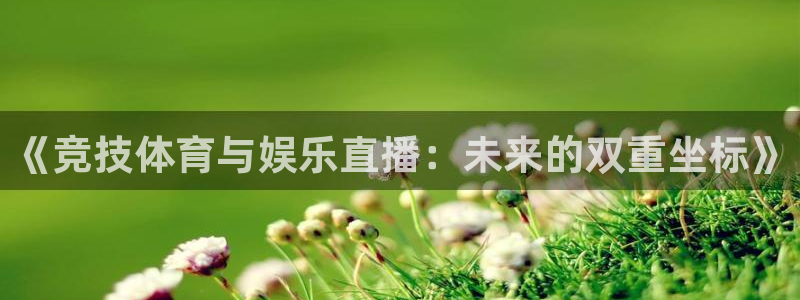 《竞技体育与娱乐直播：未来的双重坐标》